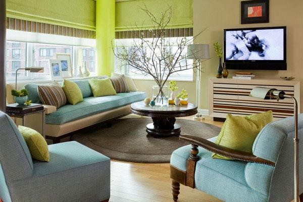 Top 50 kiểu phối màu nội thất phòng khách đẹp nhất