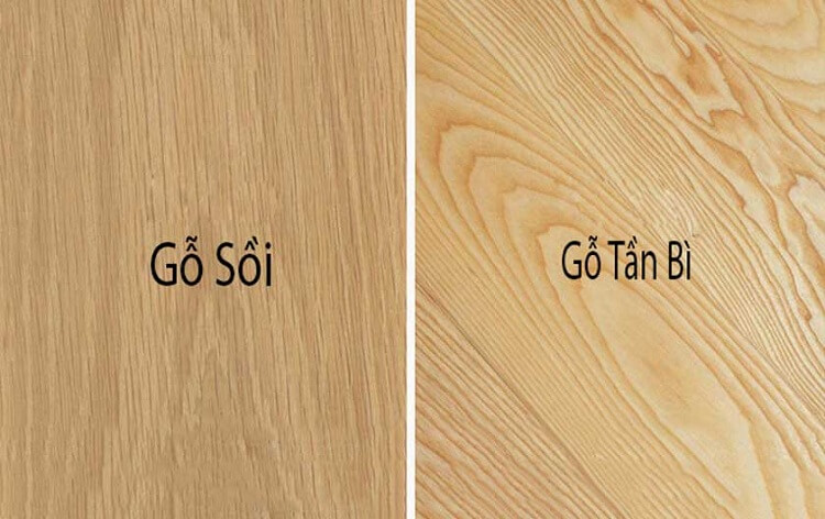 Điểm khác biệt của gỗ veneer tần bì và sồi