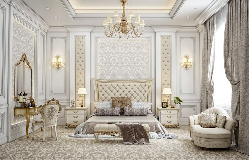 Top 30+ mẫu thiết kế nội thất phòng ngủ tân cổ điển ấn tượng