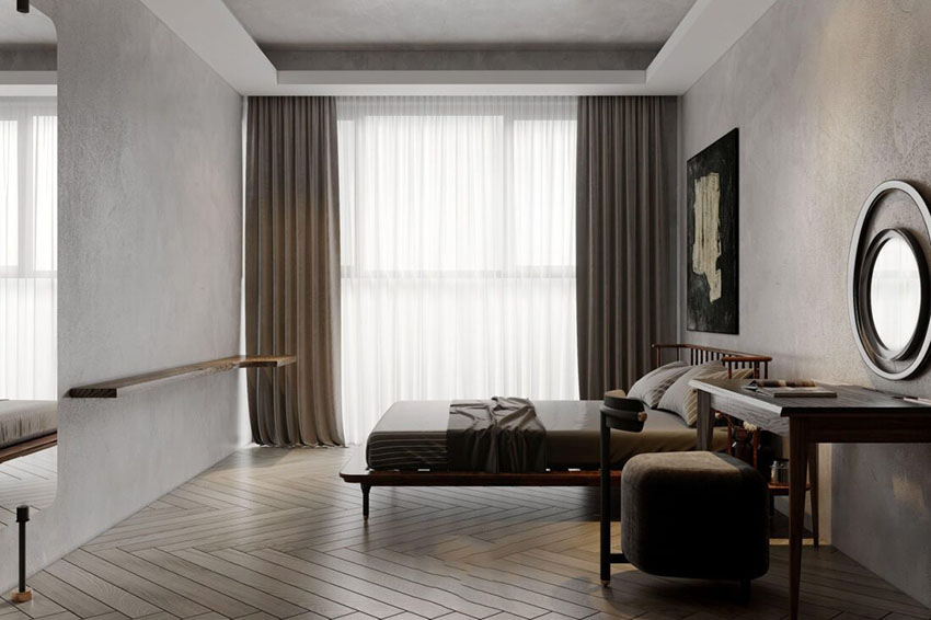 Thiết kế theo xu hướng tối giản phù hợp cho các căn phòng khách sạn mini