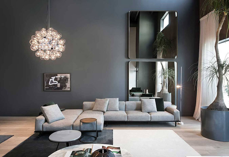 Các vật liệu bằng kim loại là đặc trưng của thiết kế nội thất theo phong cách Contemporary